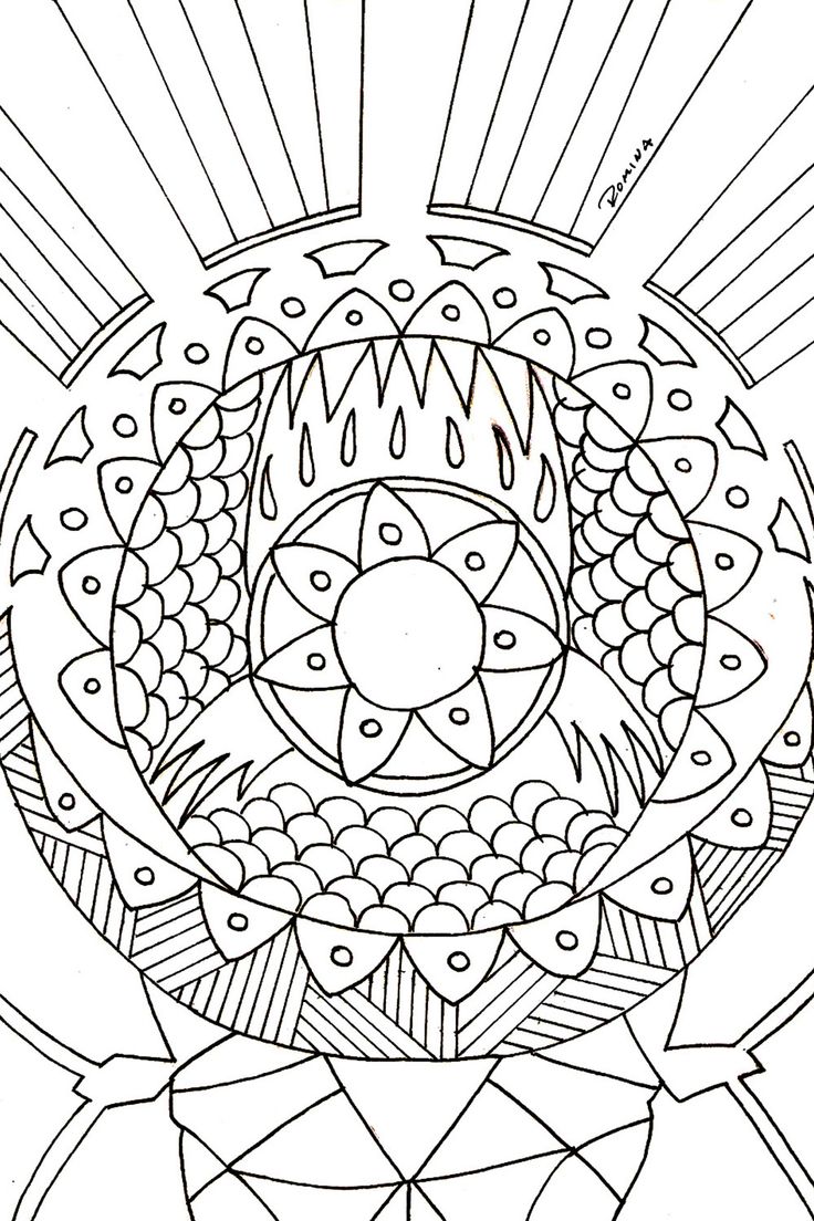 Mandala dibujo fãcil blanco y negro mandalas para tatuar mandalas para colorear mandalas