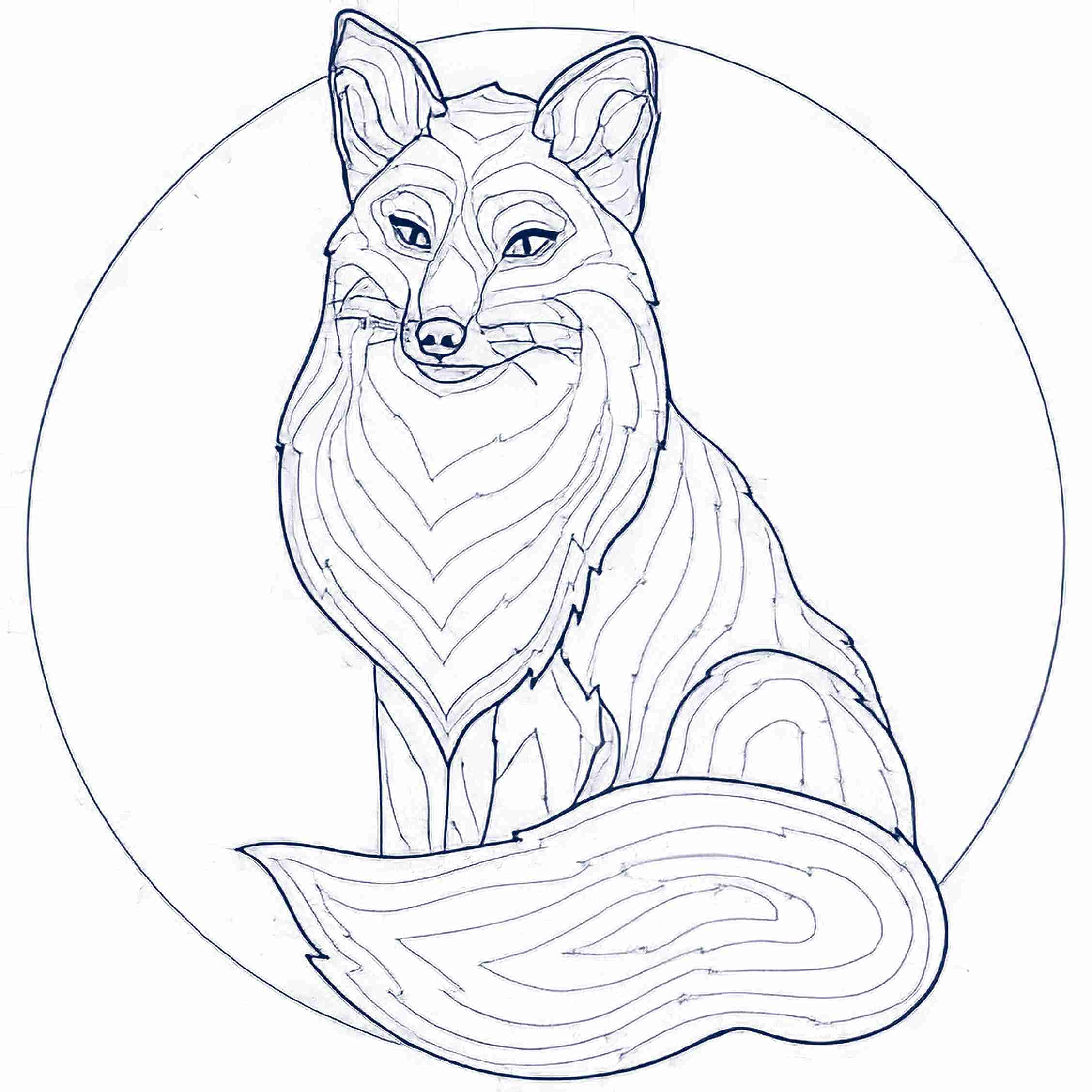 Jugo de dibujos animados de niãos semi permanente tatuajes temporales tinta para adultos hombres fox libro de colorear antiestrãs para niãos y adultos aislados azul marino falso realistas pegatinas mujeres pecho