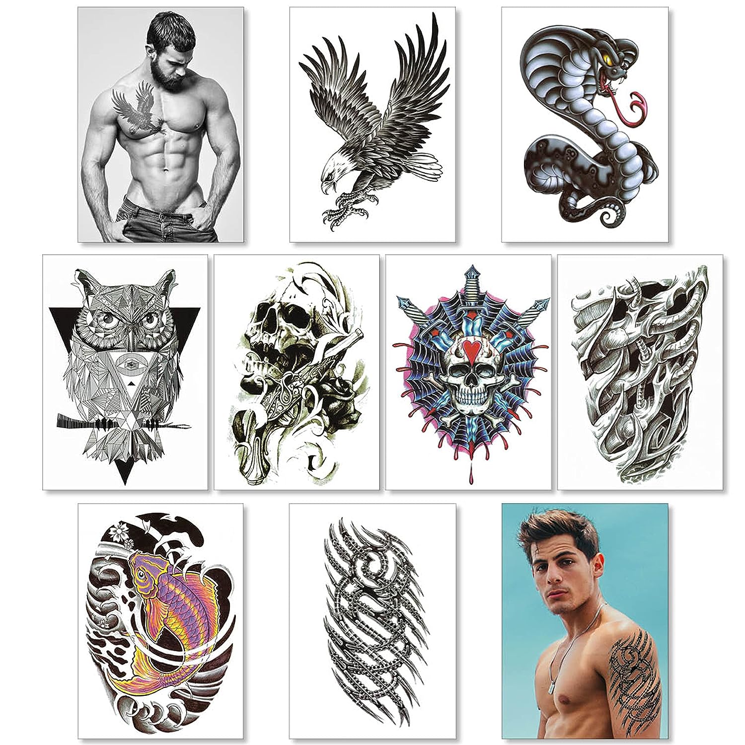 Tatuajes temporales pa hombres chicos y gentina
