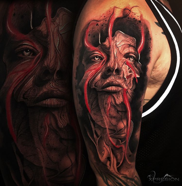 Tatuaje en realismo a color para hombre en obsession tattoo â obsession tattoo