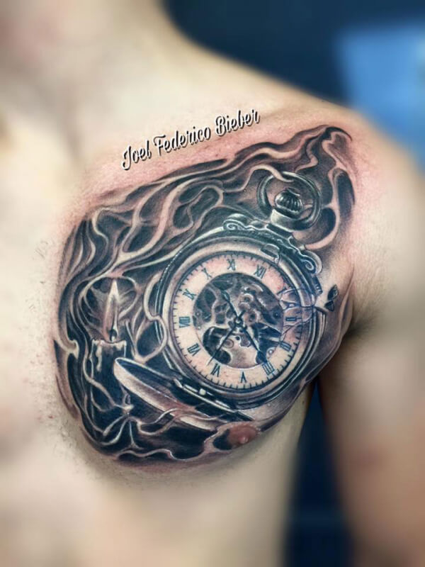 Tatuajes de relojes con ideas significados originales