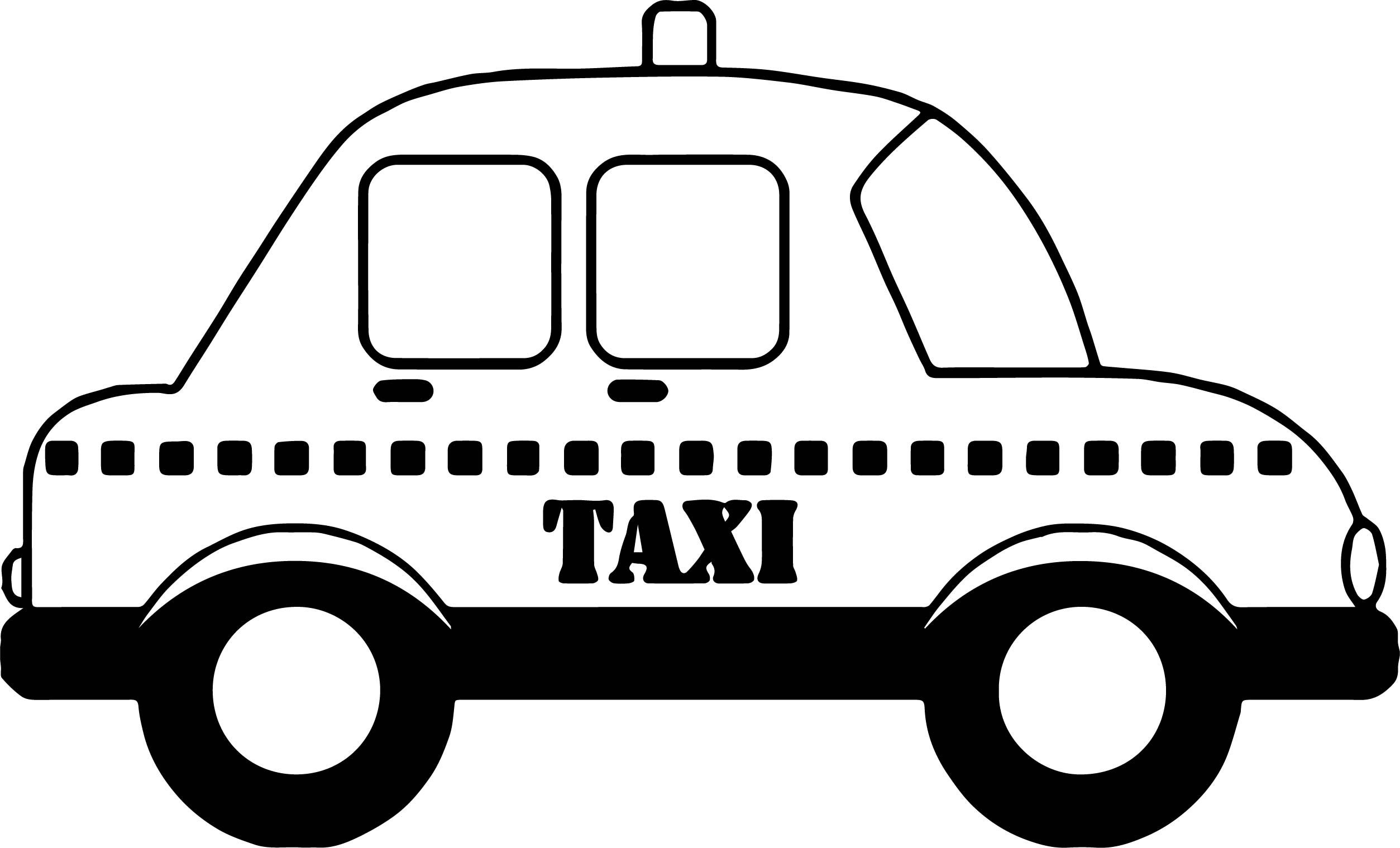 Cool taxi car coloring page boyama sayfalarä araba boya