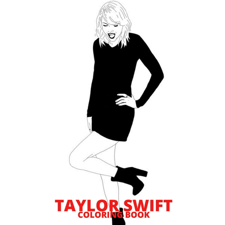 Taylor swift coloring book new coloring book for all fans easy and relaxing designs paperback