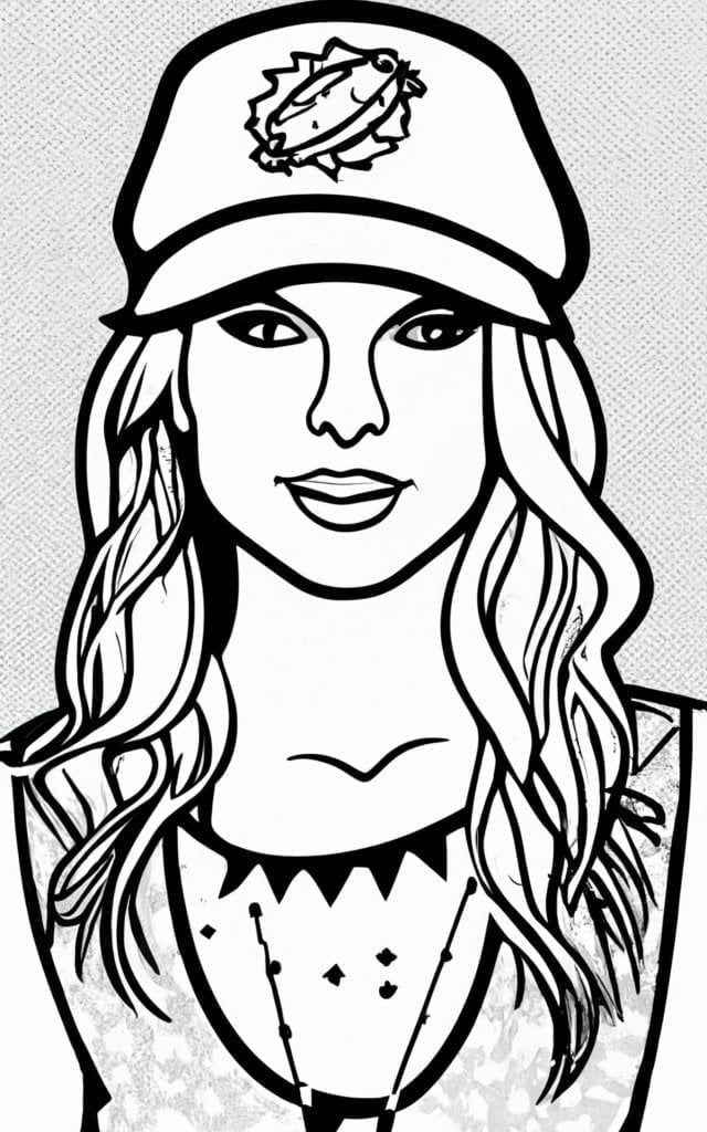 Taylorswiftcoloringpages