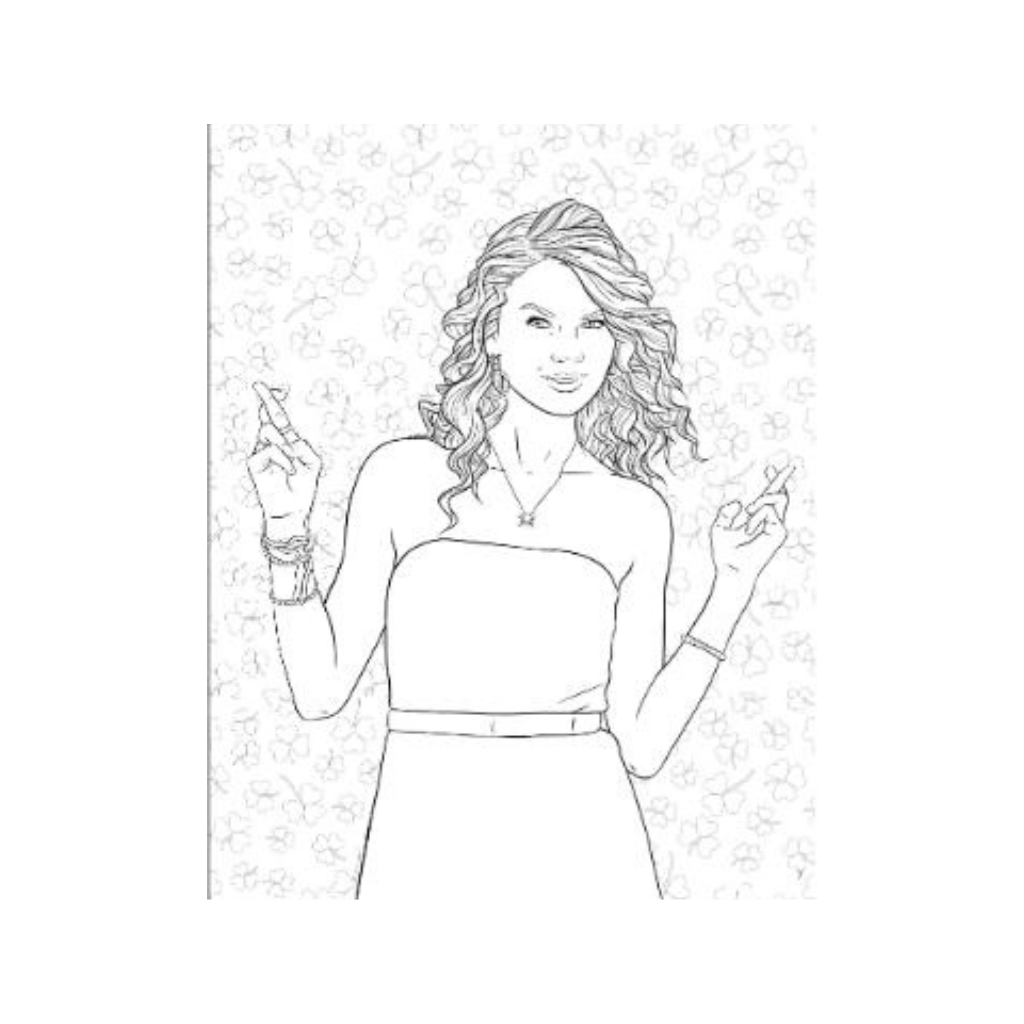 Trendy fun coloring book
