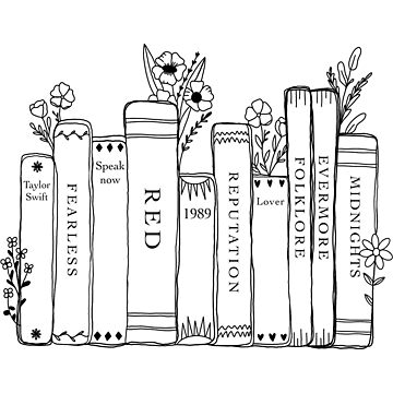 Book collection of taylor swift eras sticker for sale by moonbow