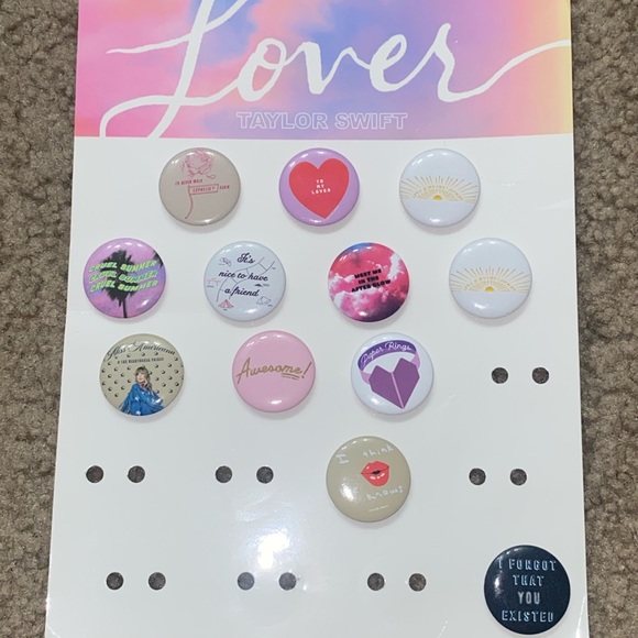 Taylor swift accessories taylor swift lover track list pins and coloring book