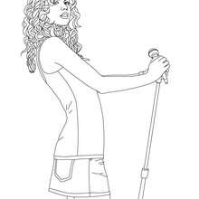 Taylor swift coloring pages