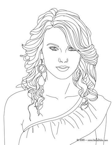 Taylor swift coloring page more taylor swift coloring sheets on hellokids people coloring pages coloring book art star coloring pages