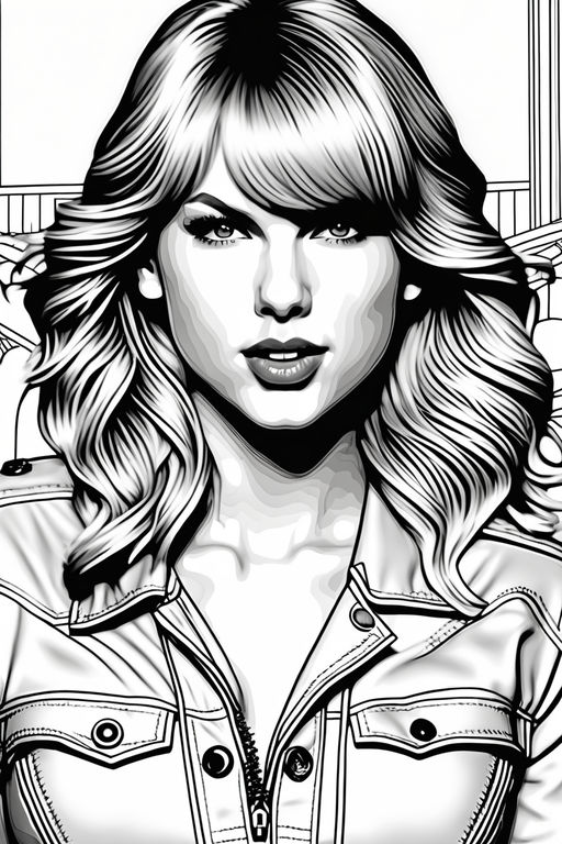 Emphasis on black outlines and exaggerated features