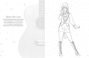 Design originals customized taylor swift coloring book