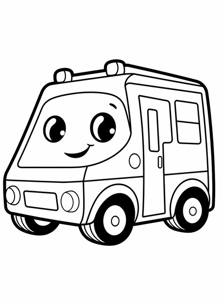 Page van coloring book images