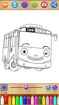 Tayo bus coloring book apk download