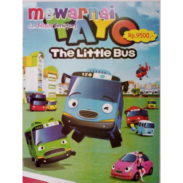 Tayo the little bus coloring book malaysia