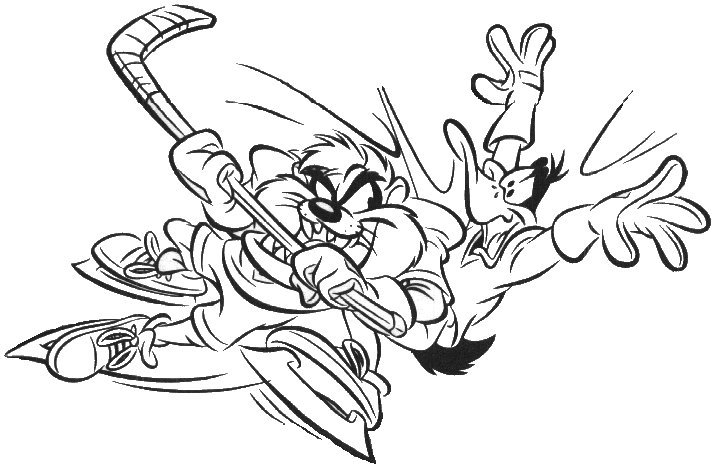 Best taz coloring pages for kids