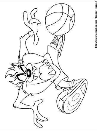 Looney tunes coloring page