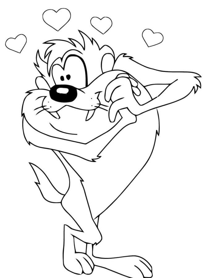 Looney tunes coloring pages