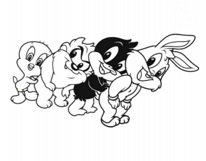 Looney tunes coloring pages for kids