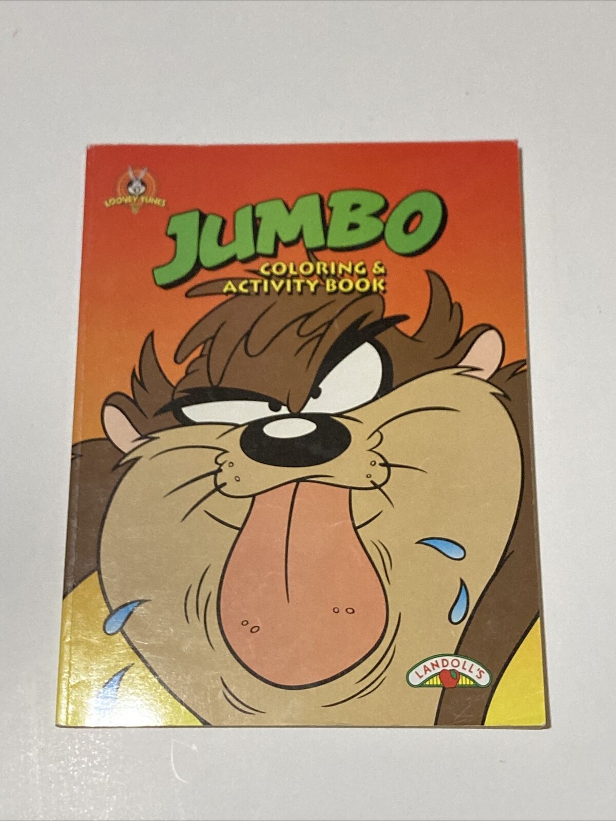 Landolls looney tunes jumbo coloring activity book pages some colored
