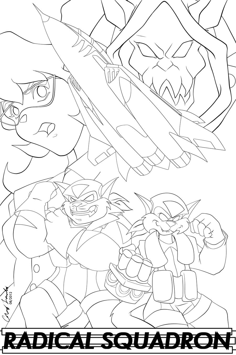 Swat kats color me lines by coreylandis on