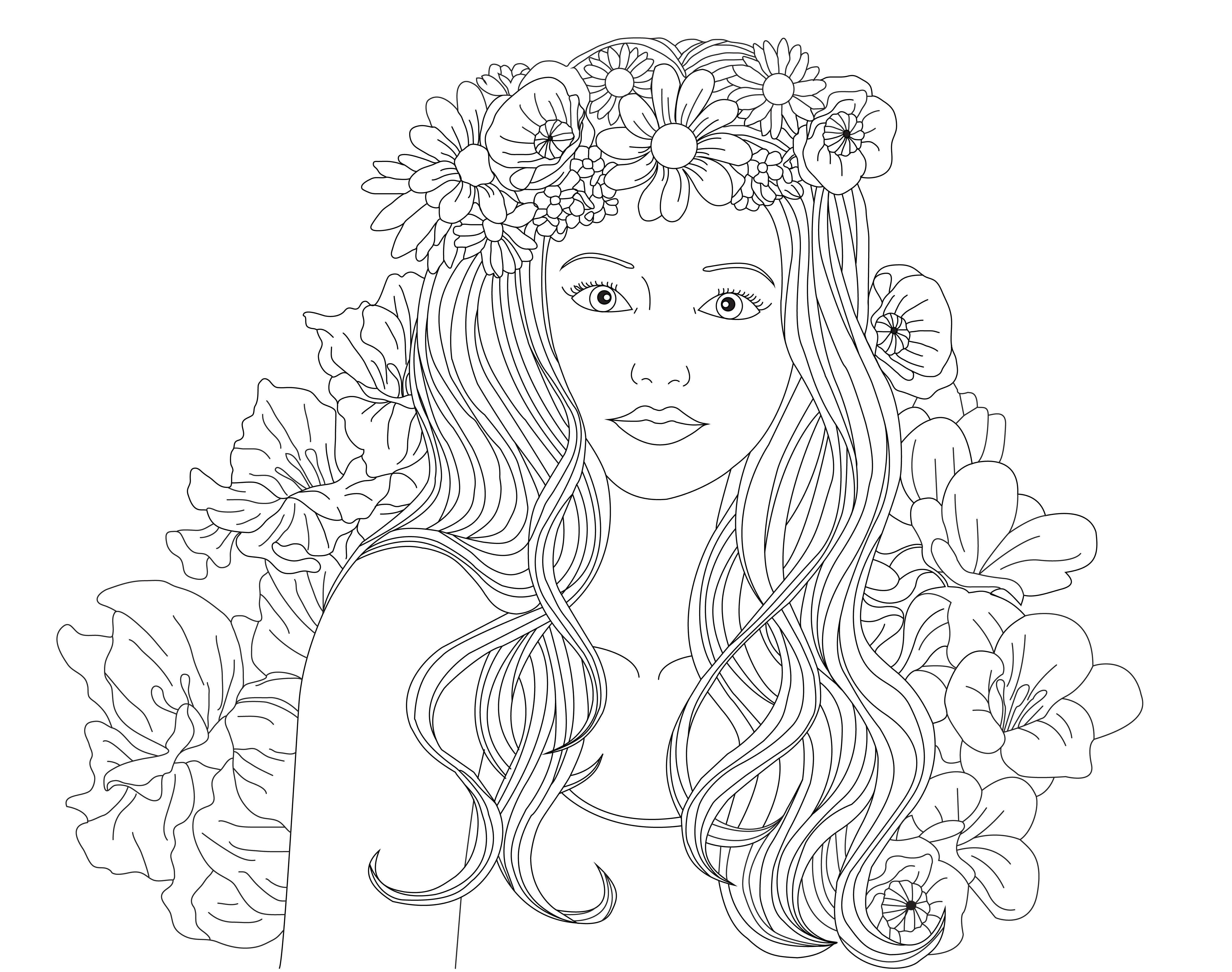 I will draw amazing and unique coloring book pages in hrs