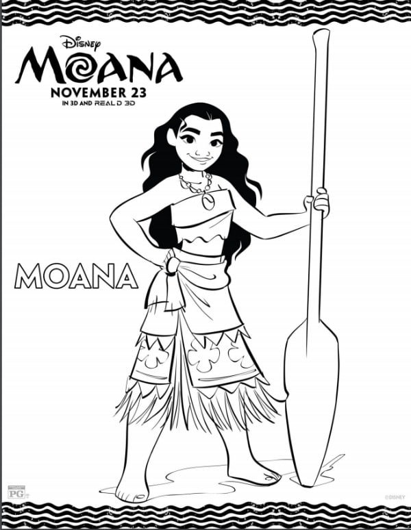 Moana coloring pages free printables fun money mom