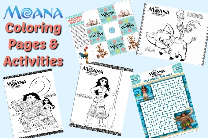 Moana coloring pages free printables fun money mom