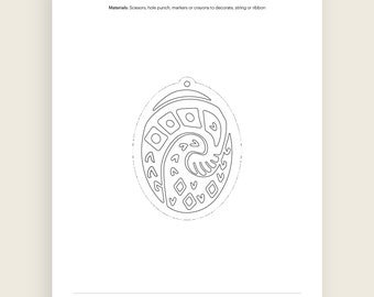 Heart of te fiti from moana kids craft