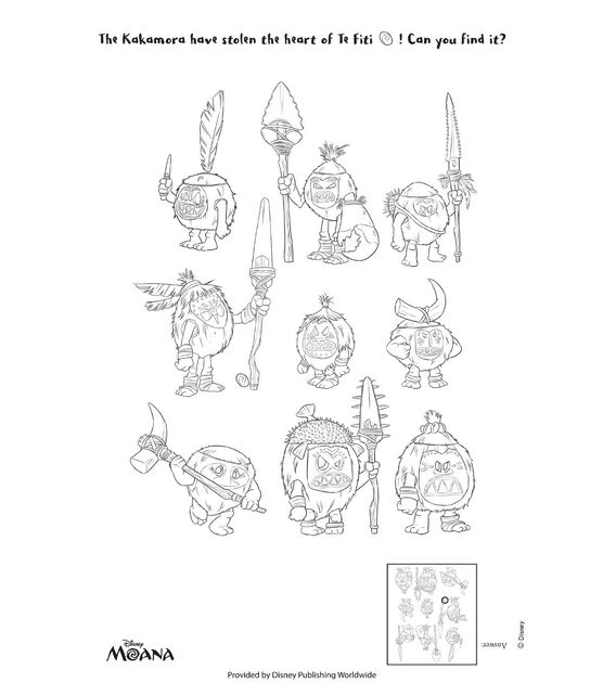 How to make disney moana activity and cloring sheets online