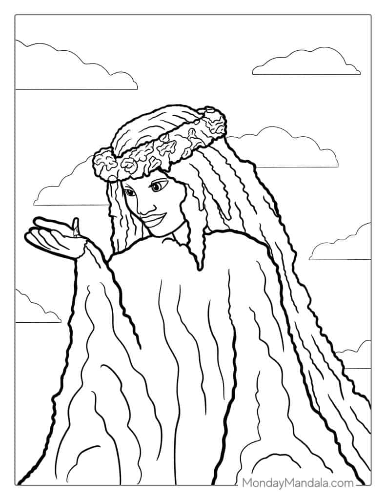 Moana coloring pages free pdf printables