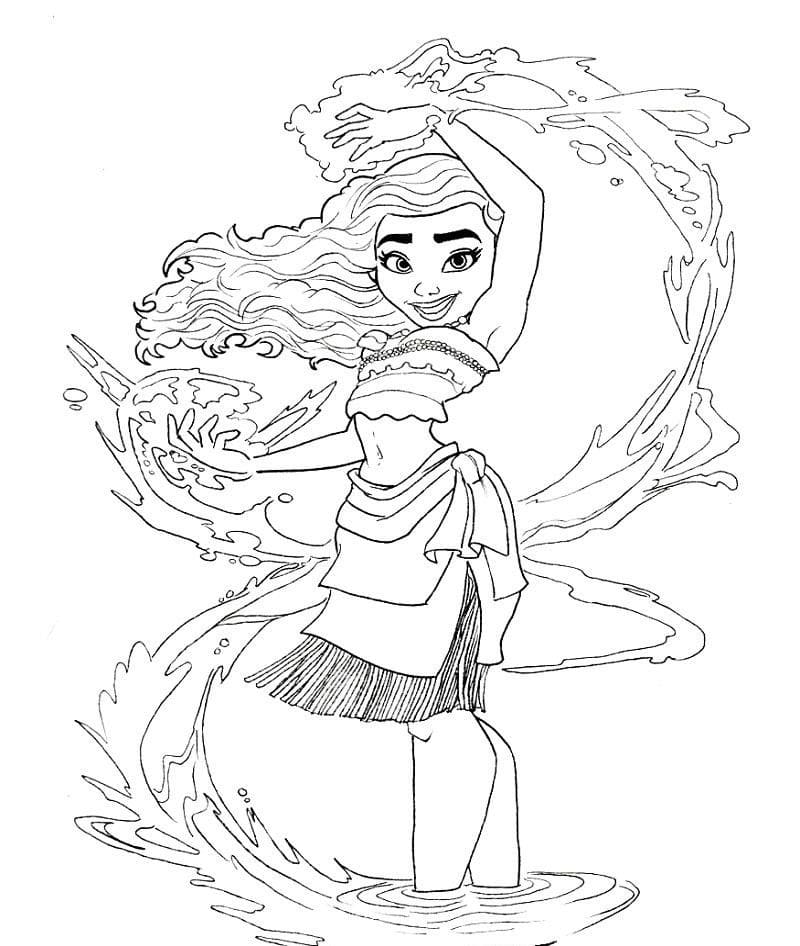 Moana coloring pages download and print for free
