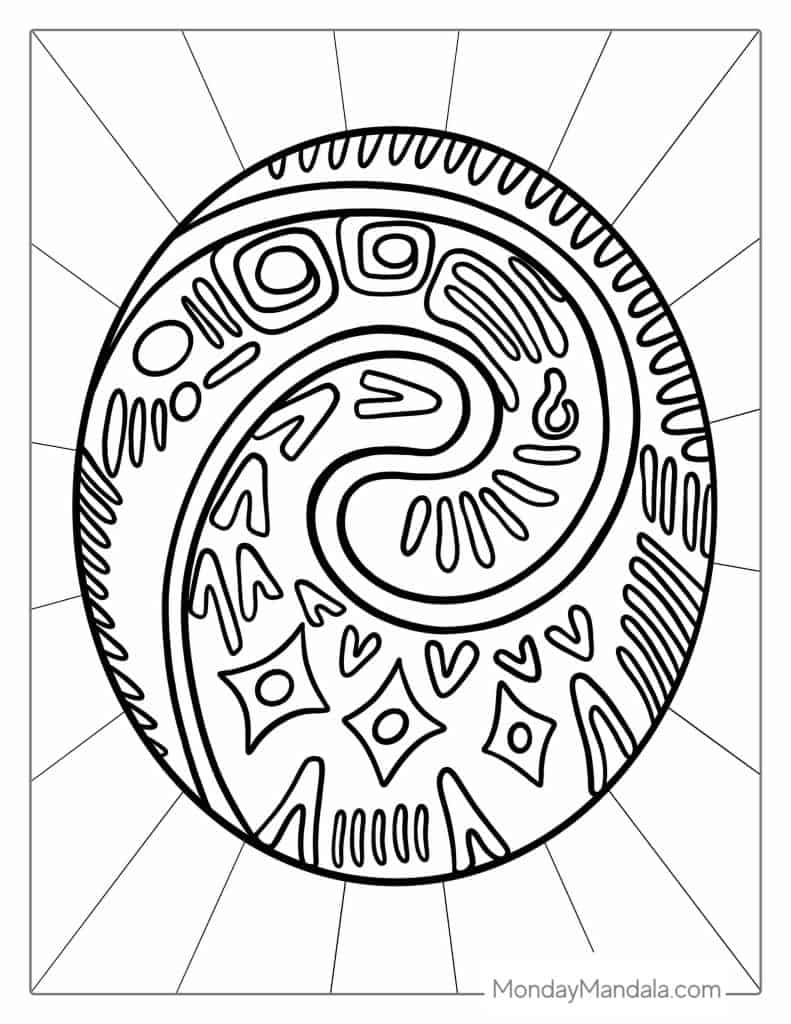 Moana coloring pages free pdf printables