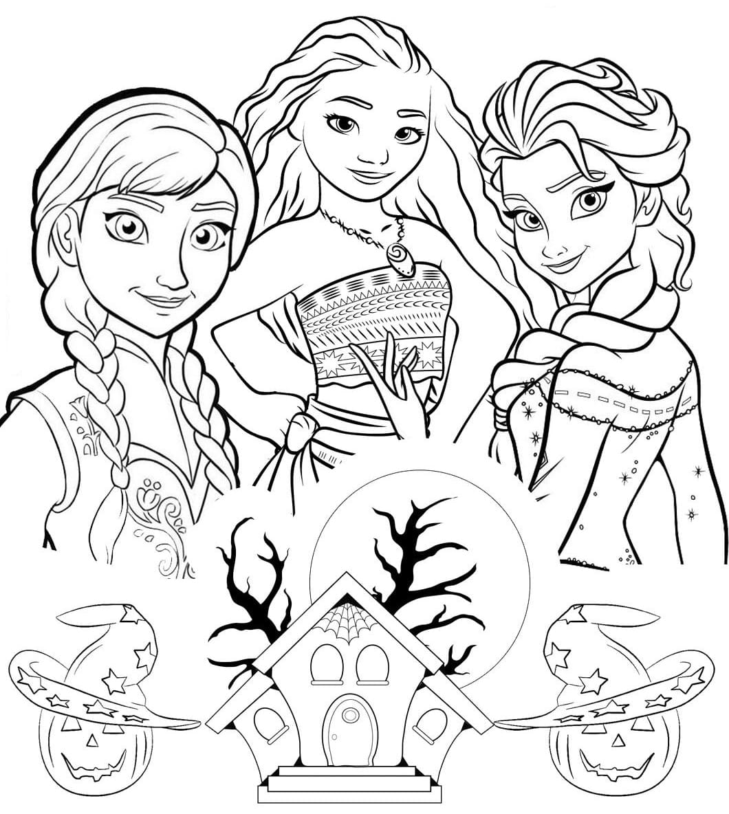 Moana coloring pages download and print for free