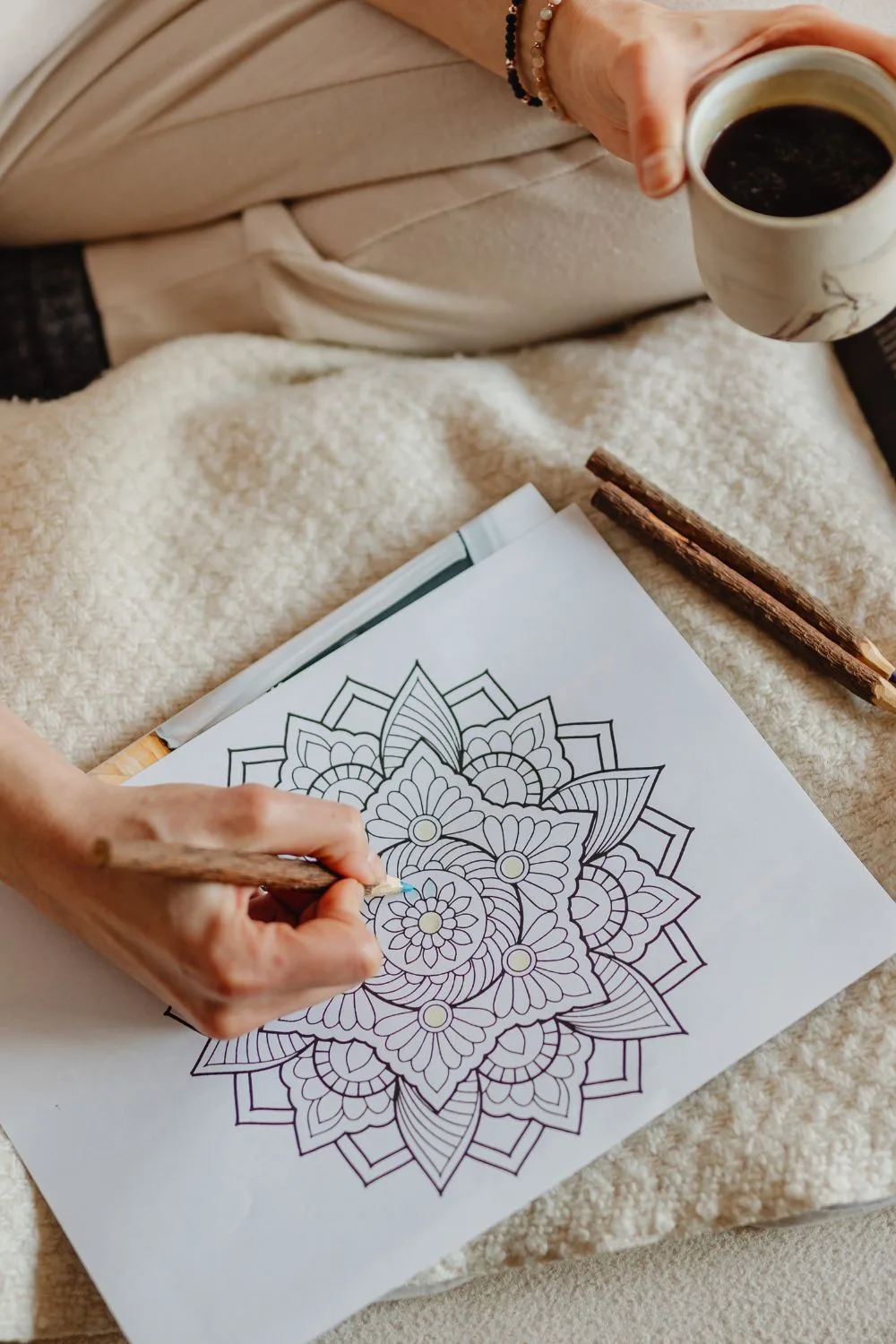 Stress relief coloring pages for adults