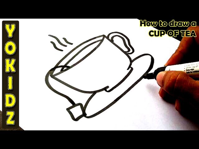 How to draw a cup of tea