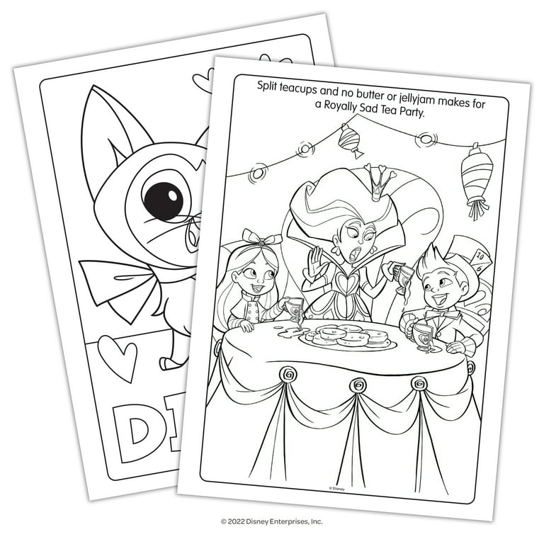Disney alices wonderland bakery page gigantic coloring book paperback