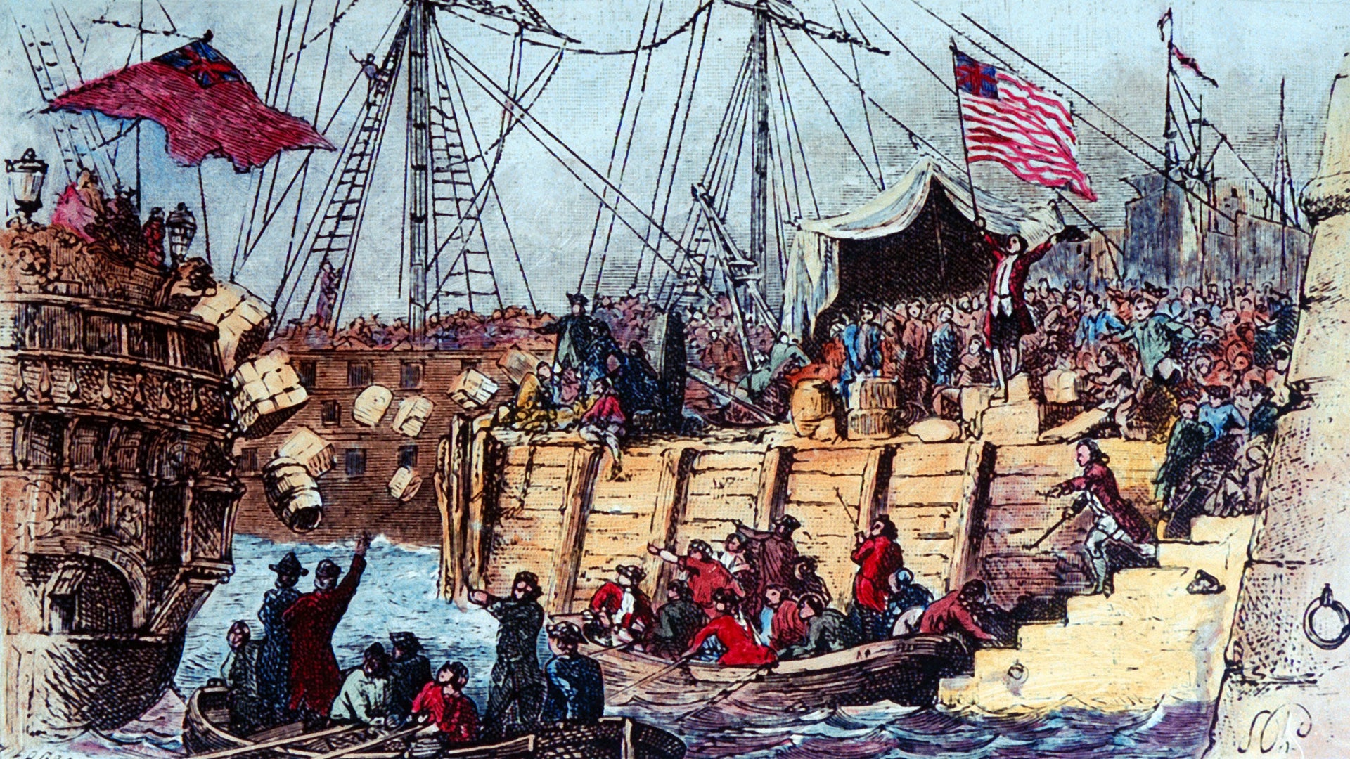 The boston tea party december