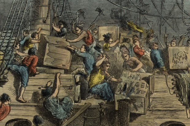 What was the boston tea party why did it happen