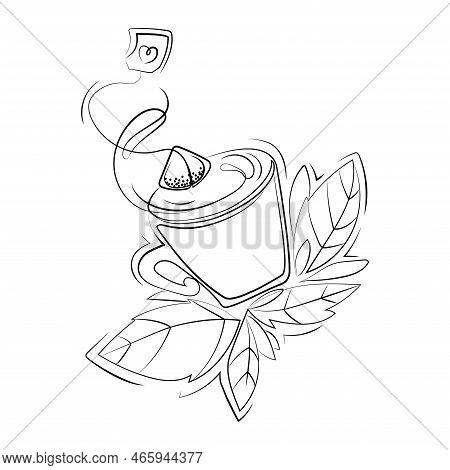 Cup tea bag tea vector photo free trial bigstock