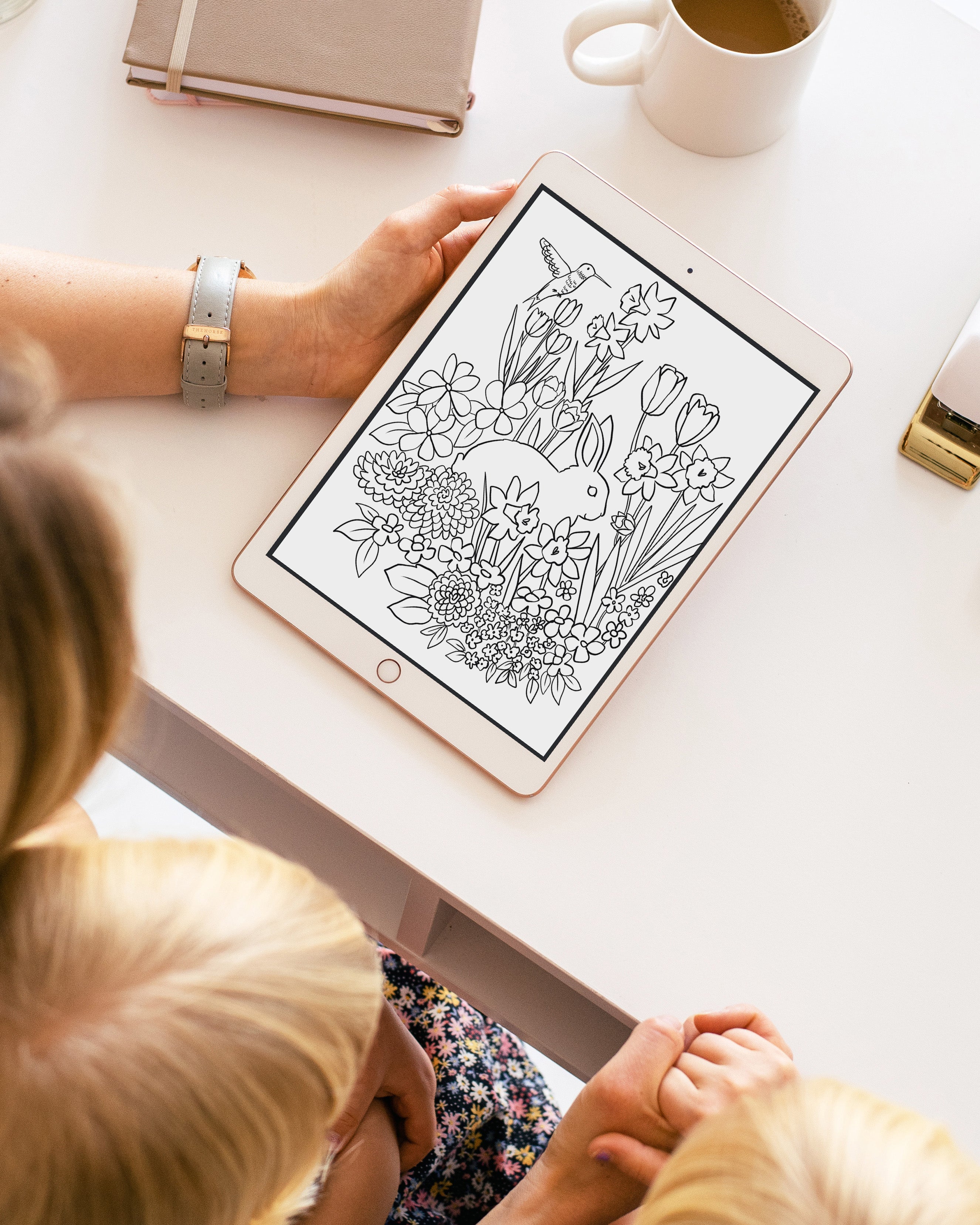 Single coloring page