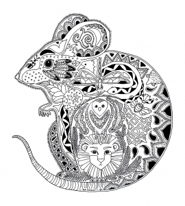 The tea party of the three mice