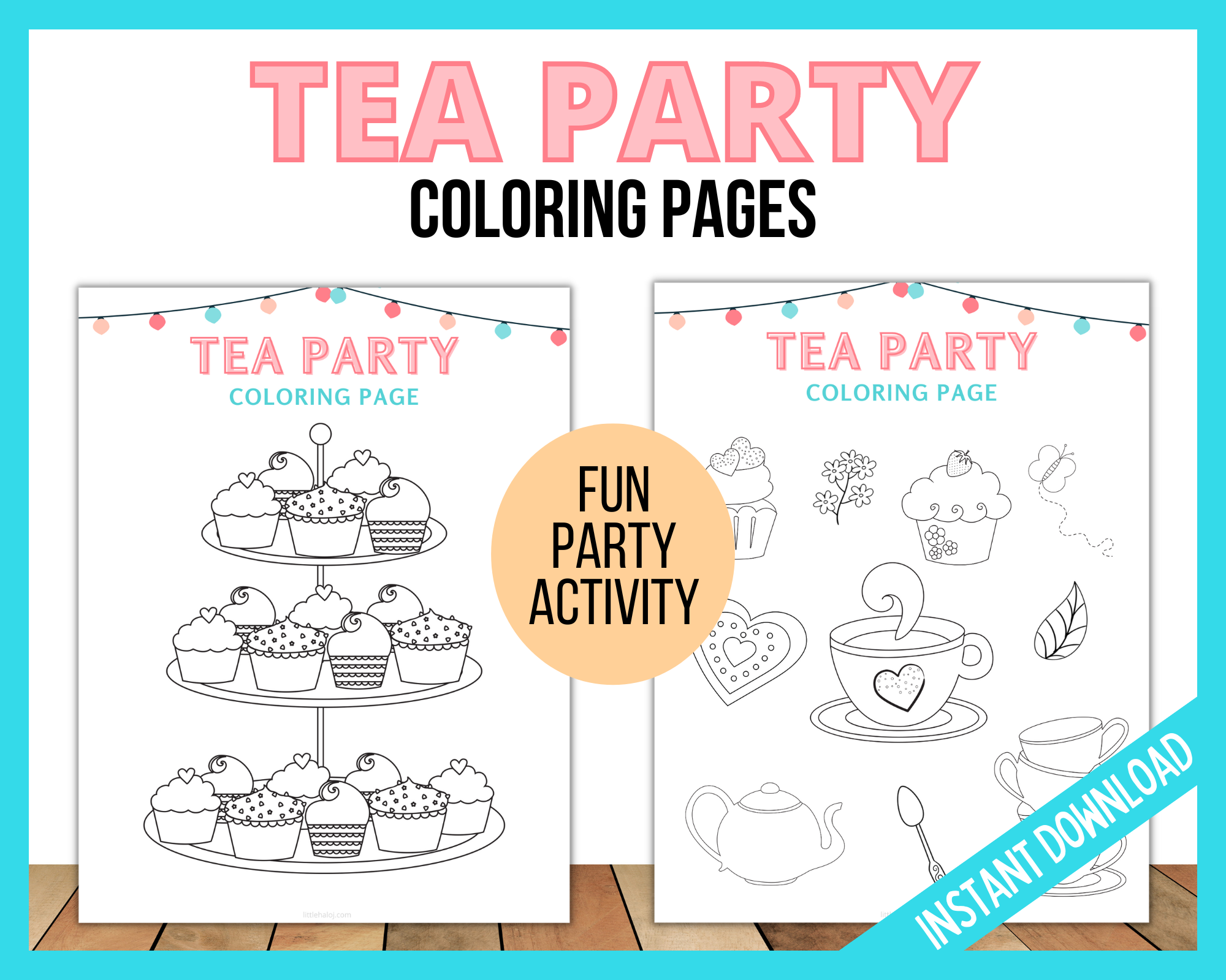 Tea party games bundle