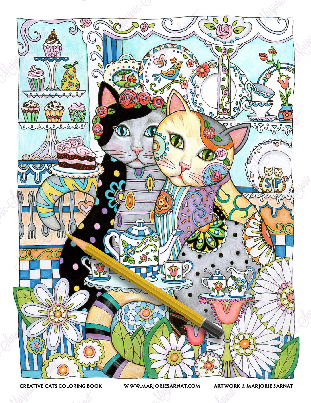 Creative cats â marjorie sarnat design illustration