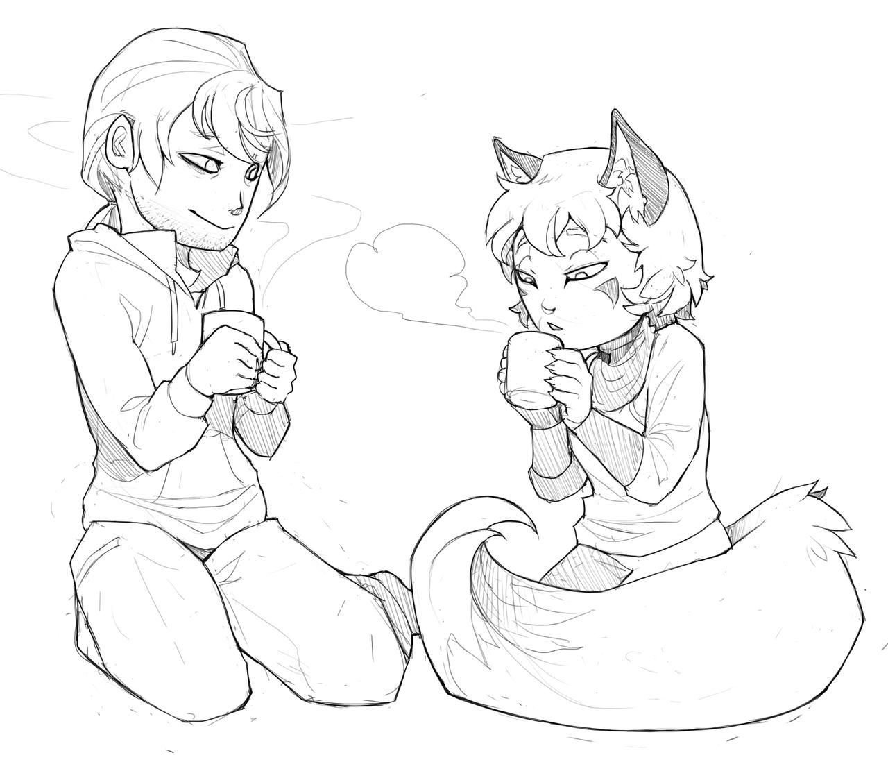 Tea time by gatobob on
