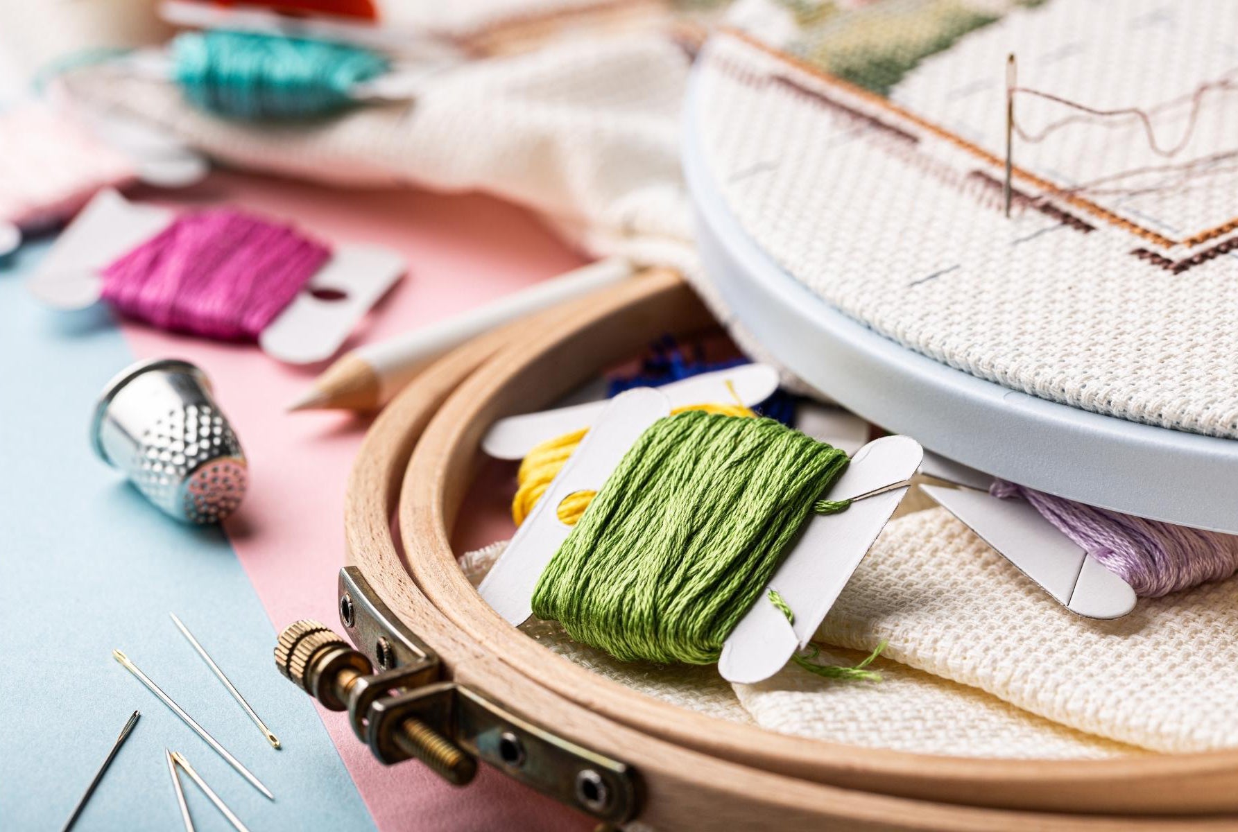 How to embroidery on flour sack dish towels