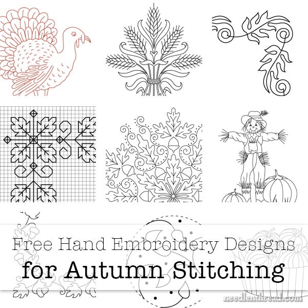 Autumn stitching free designs projects â
