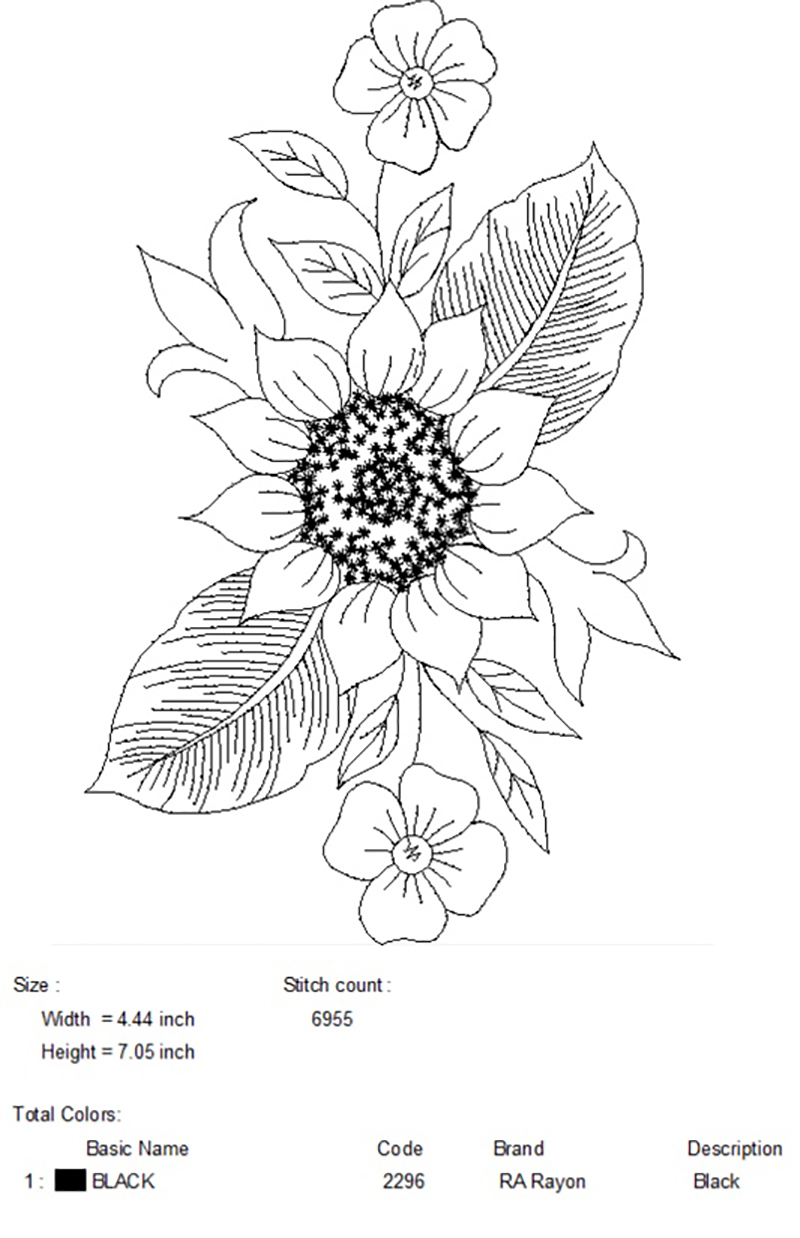 Free embroidery design bobbin work tea towel stitching sewcial