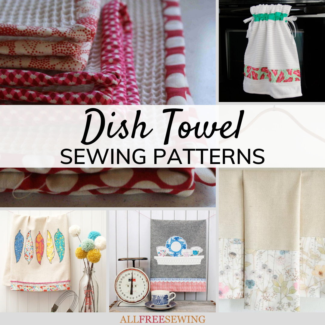 Delightful dish towel patterns free