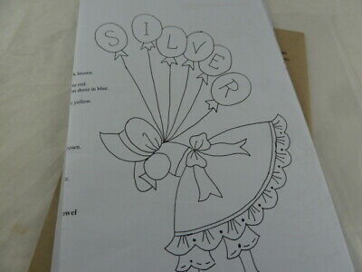 Bird brain designs kitchen helpers tea towels embroidery pattern girls w baloons