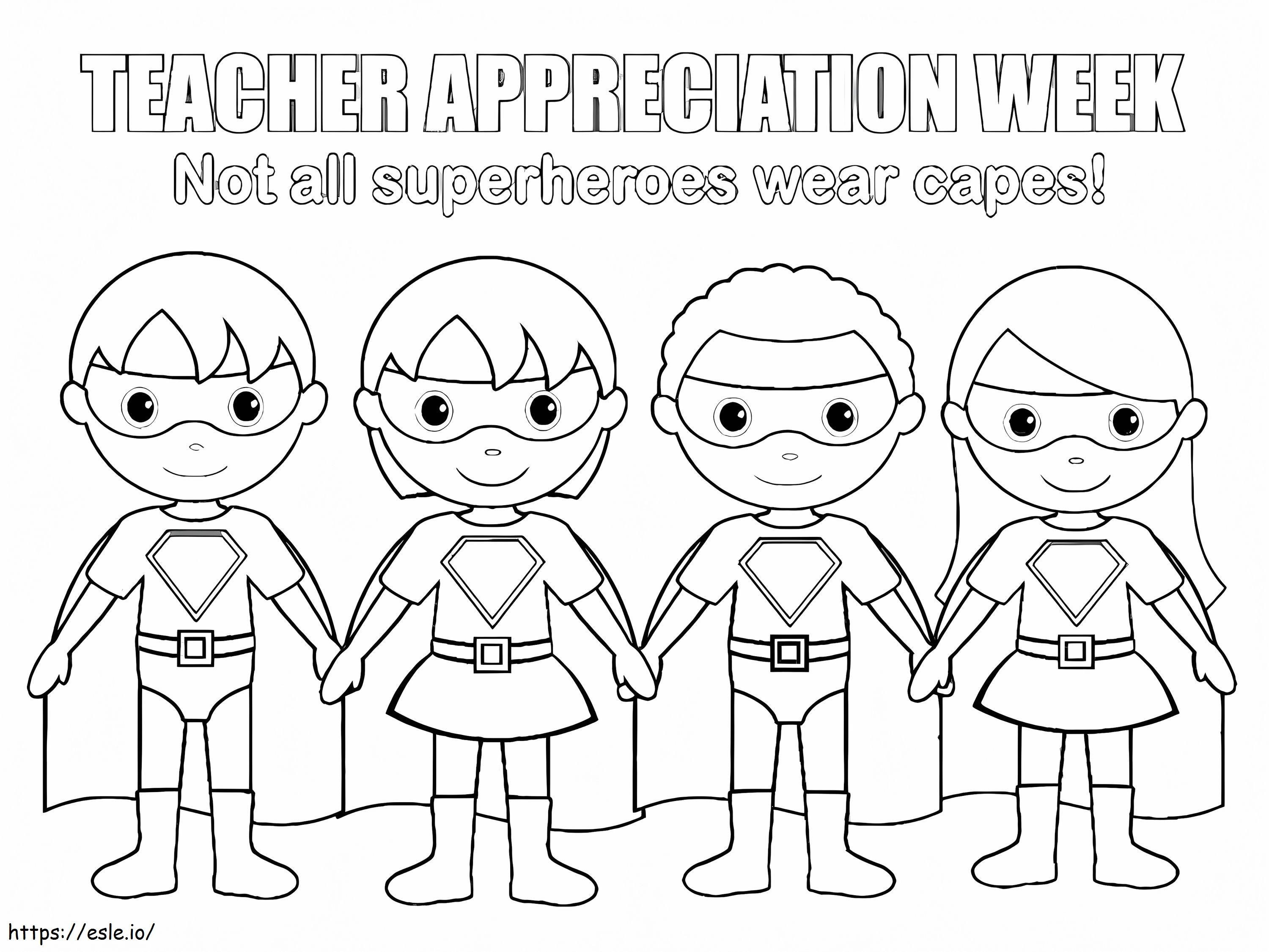 Printable teacher appreciatn week coloring page